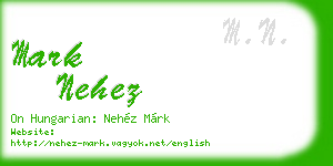 mark nehez business card