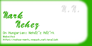 mark nehez business card